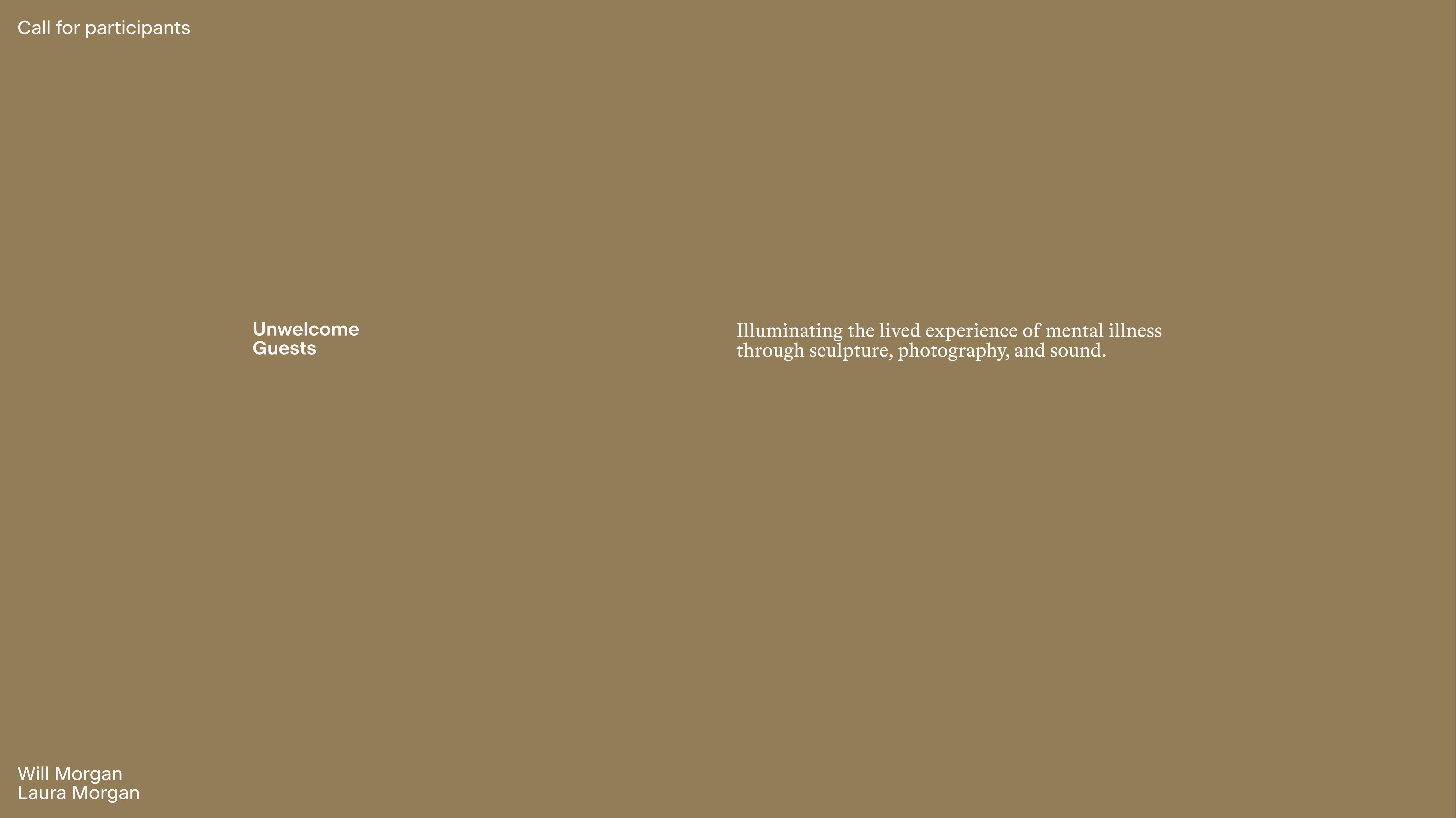 Unwelcome Guests — Cover